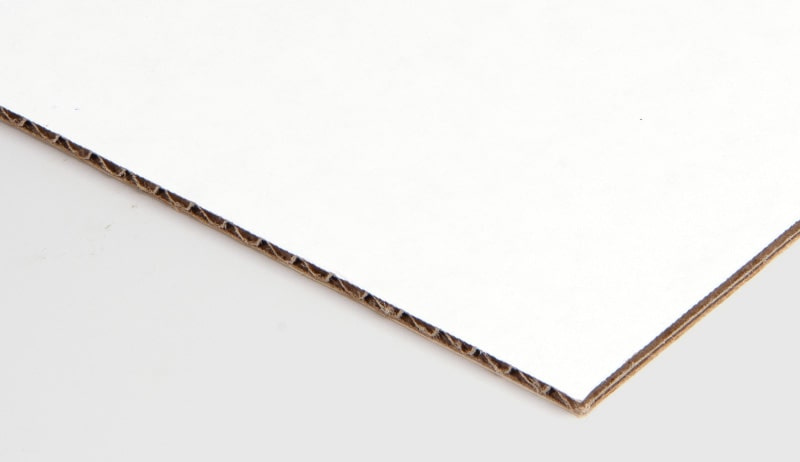 Packaging Materials 9 White corrugated