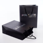 Custom Black Paper Bags - Image 2