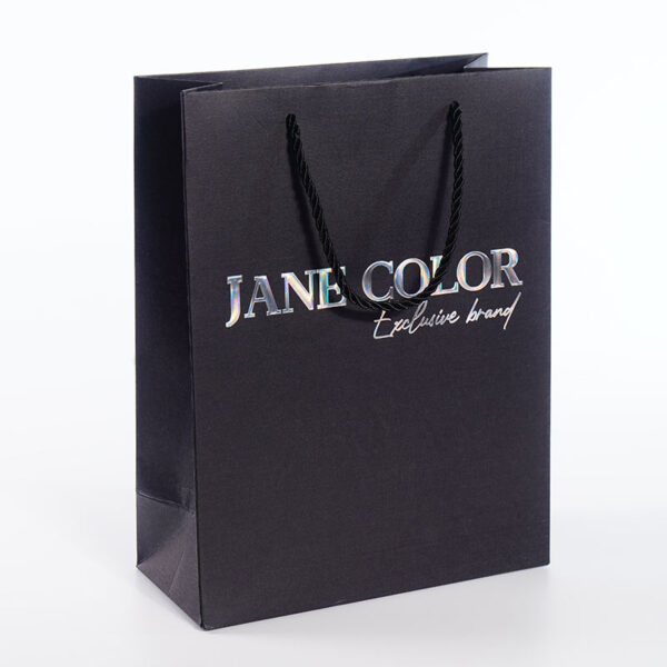 Custom Black Paper Bags - Image 5