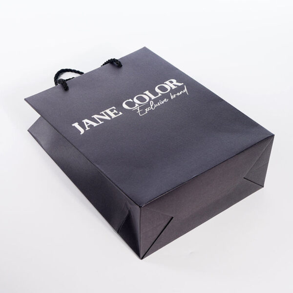 Custom Black Paper Bags - Image 6