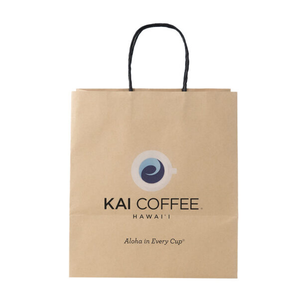 Custom Brown Takeaway Bags - Image 1