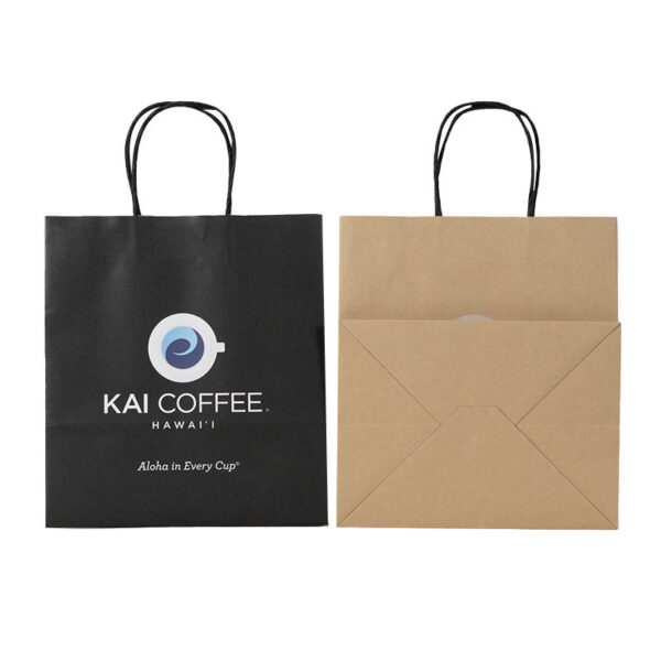 Custom Brown Takeaway Bags - Image 2