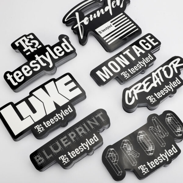 Custom Die Cut Logo Stickers - Image 1