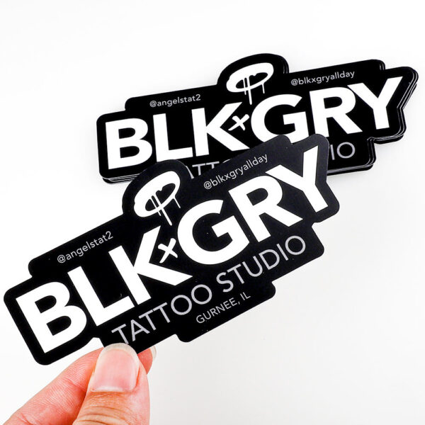 Custom Die Cut Logo Stickers - Image 2