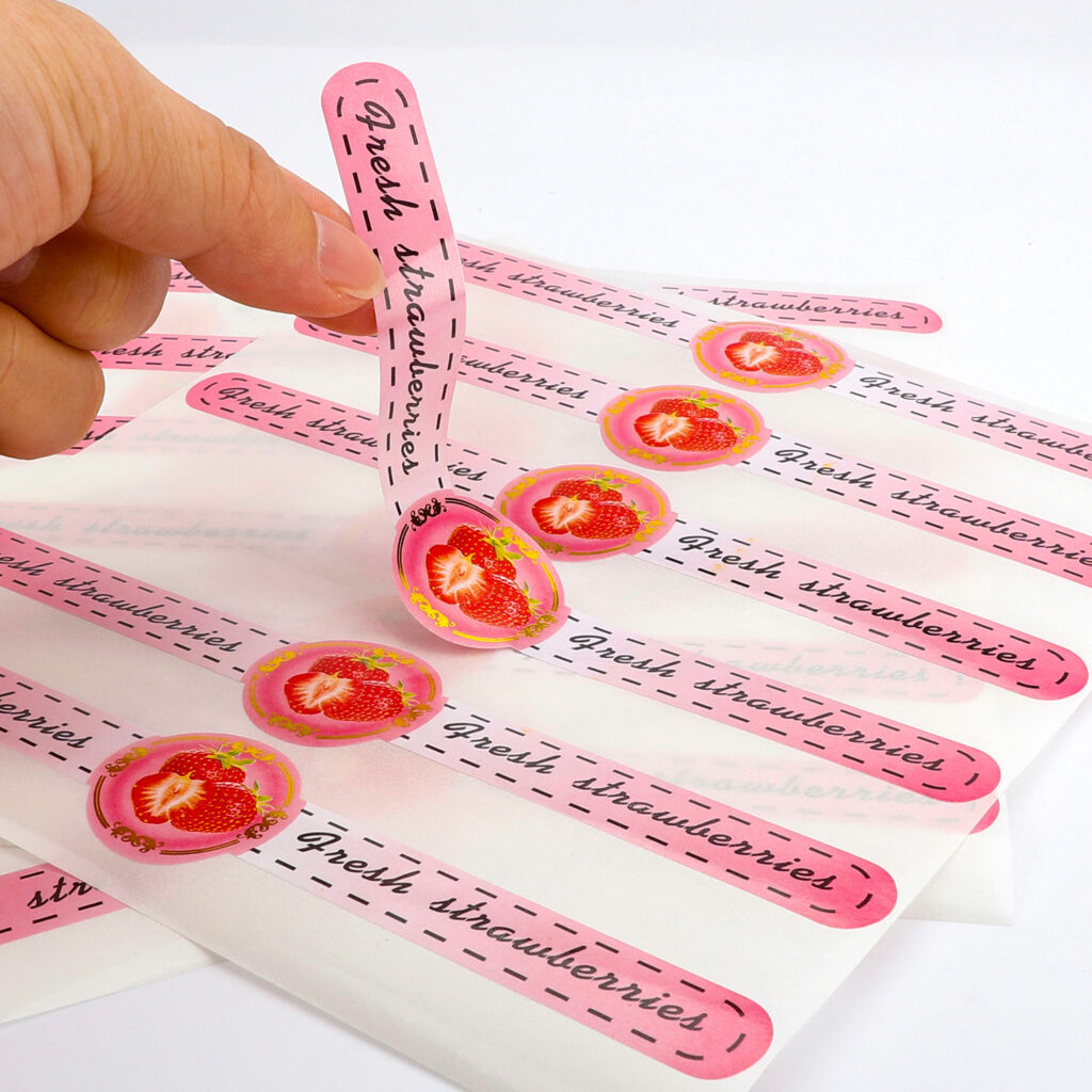 food label for strawberries 2