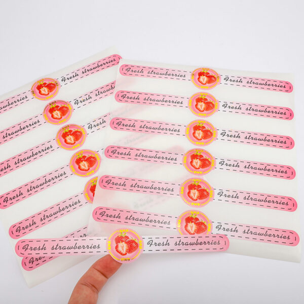 Custom Food Label For Strawberries - Image 4