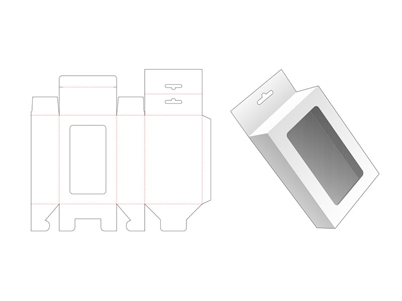 Structural Design 2 packaging dieline design